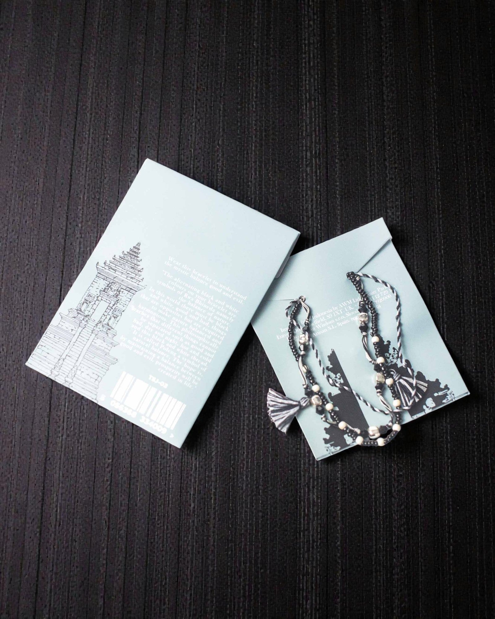 Chrámový šňůrkový náramek Yin Yang – rovnováha přírody