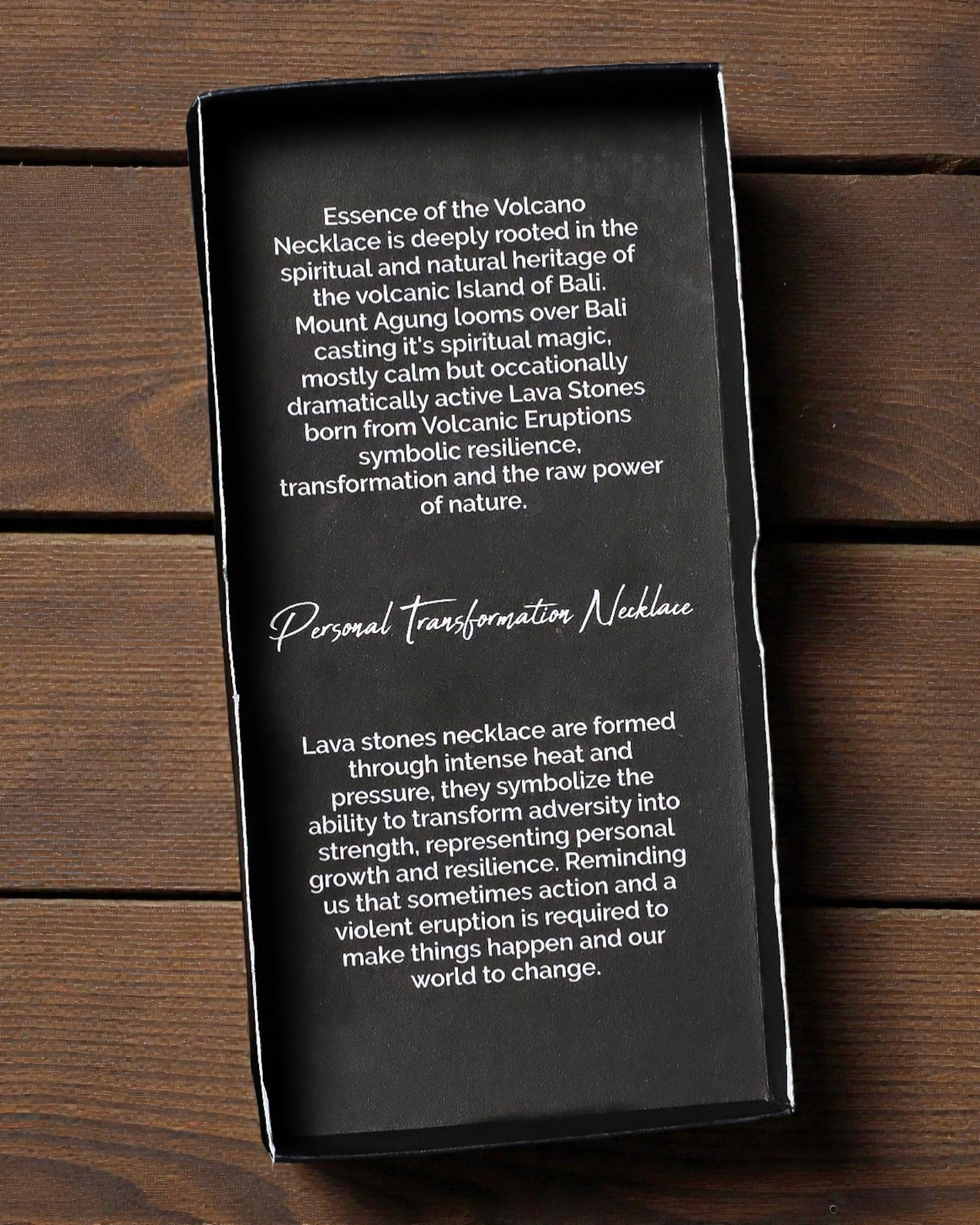 Essence of the Volcano Necklace – Personal Transformation