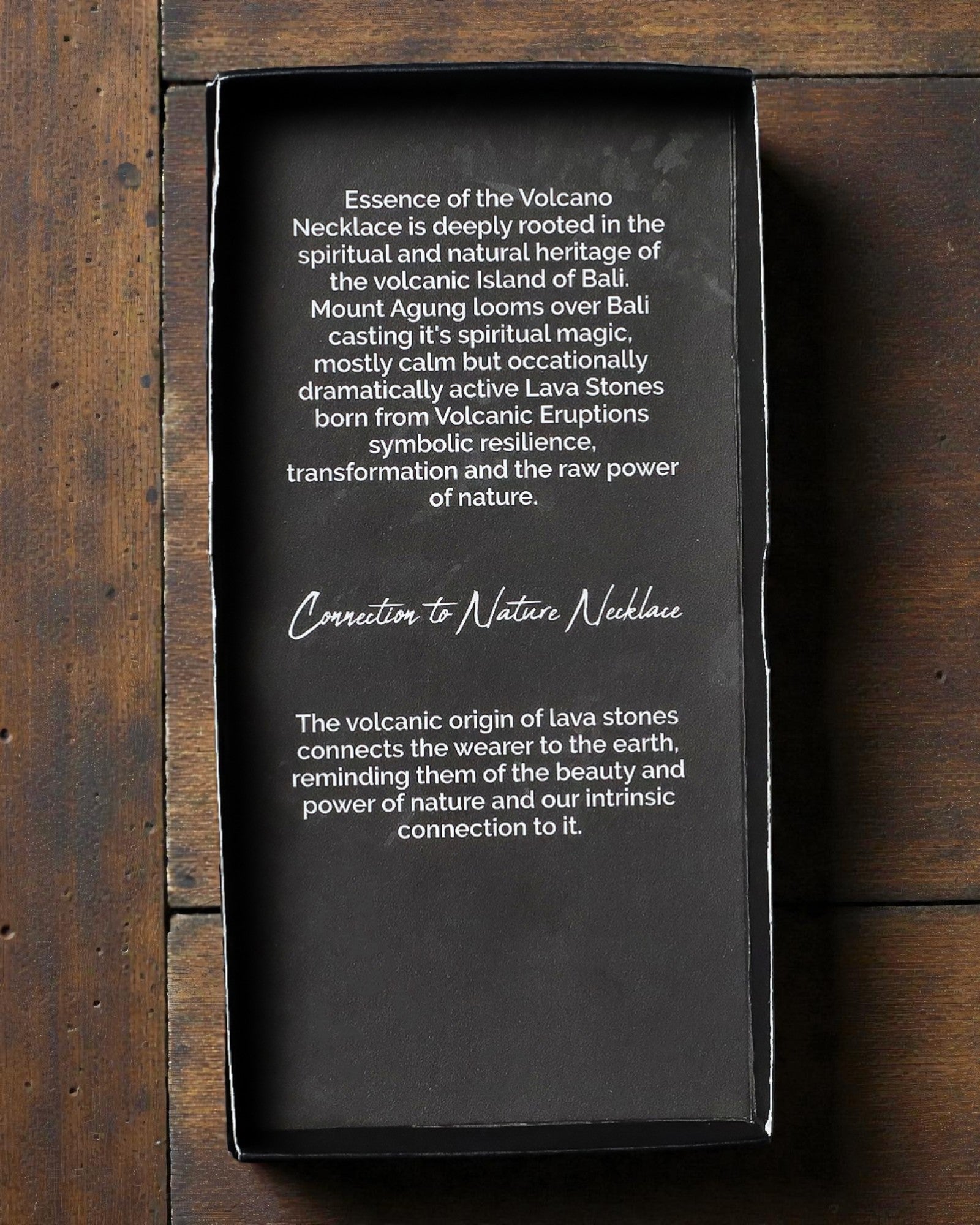 Náhrdelník Esence sopky – spojení s přírodou