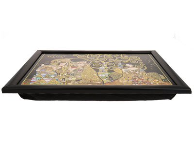 Podložka pod laptop G. Klimt, Koláž (CARMANI) s možností personalizace gravírováním, ideální jako dárek, rozměry 30.5x40.5cm, stylová a pohodlná pro práci na klíně