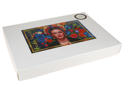 Sada 6 lžiček potažených 24K zlatem F. Kahlo s možností personalizace gravírováním - elegantní příbor jako dárek, 13 cm, CARMANI