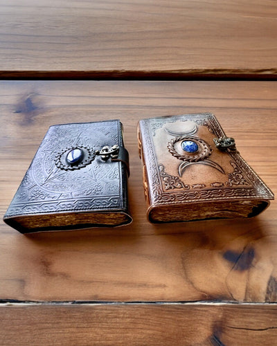 Преміум Щоденник, Античний візерунок, Шкіряний Нотатник "Магічна Хроніка" 200 сторінок, 2 варіанти на вибір, персоналізація гравіюванням