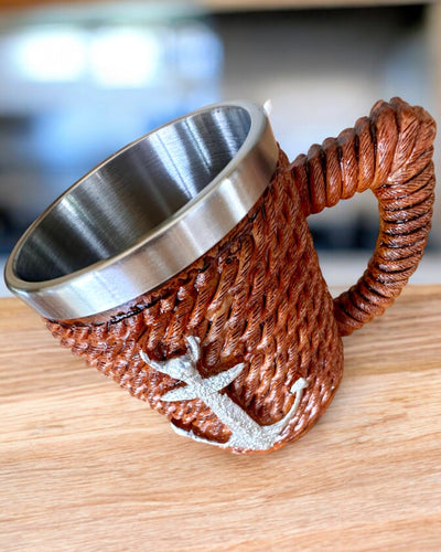 Кухоль "Морський Скарб" з Нержавіючої Сталі, можливість персоналізації гравіюванням на подарунок