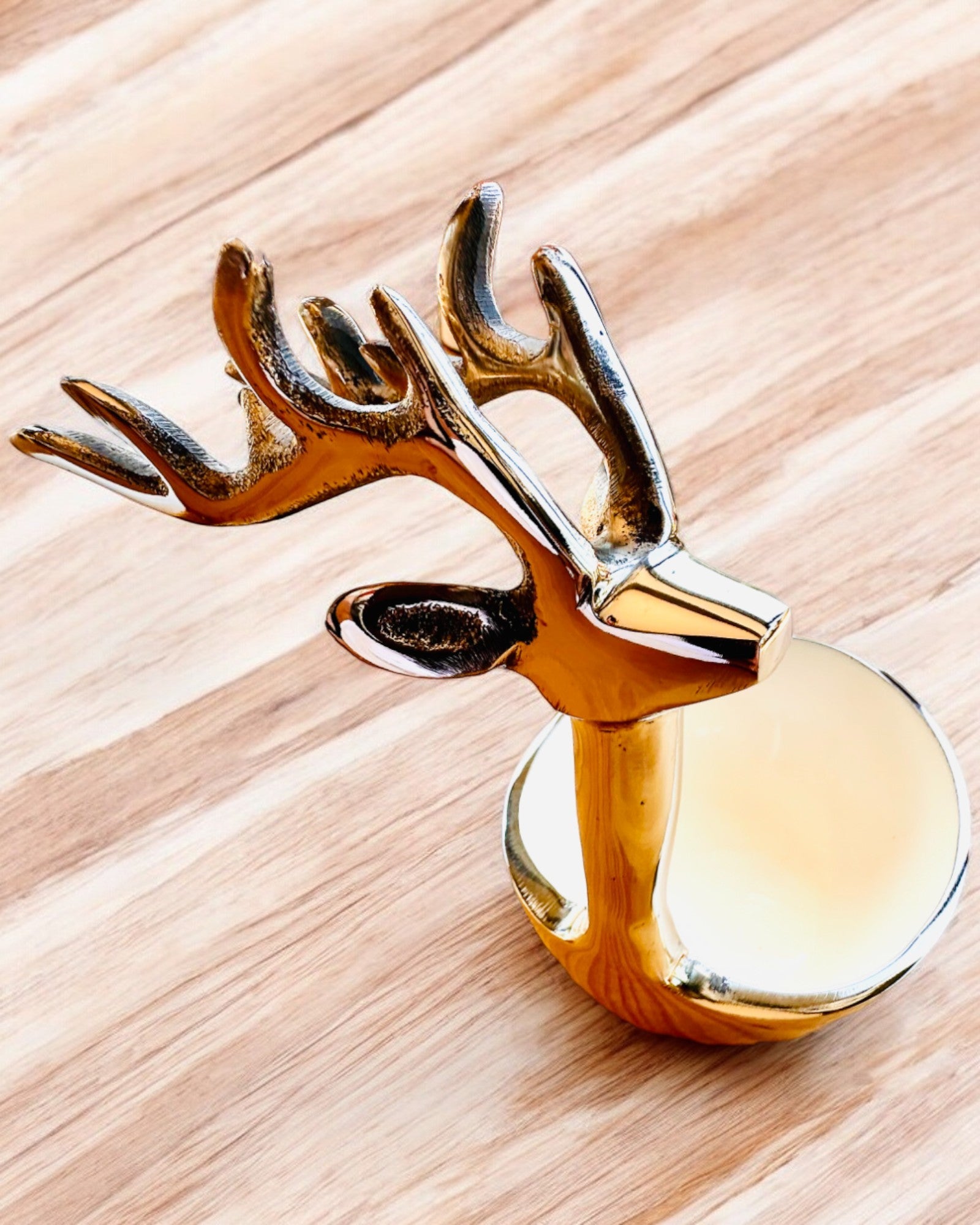 Elegant Bowl "Horned Beauty" – Handcrafted from India, Customization with Engraving