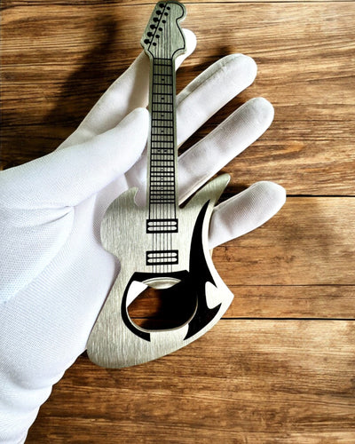 Відкривачка для пляшок Гітара Rock'n'Open, 2 варіанти, персоналізація гравіюванням на подарунок
