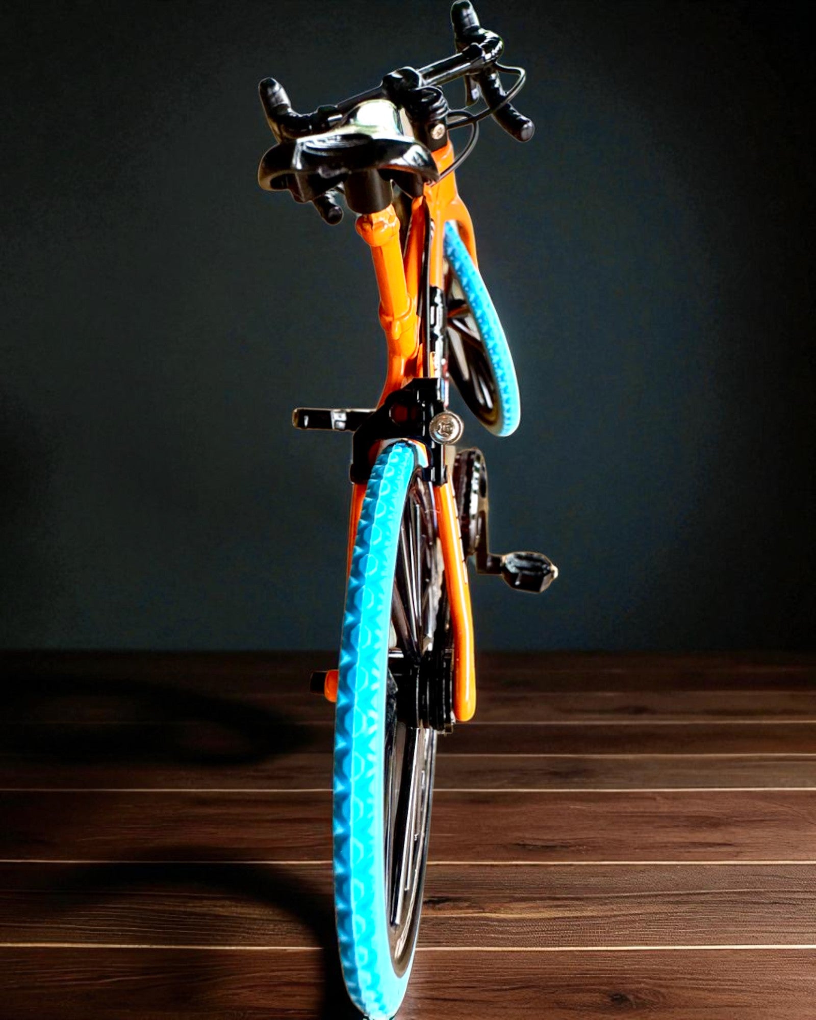 Miniaturní kovový model jízdního kola sběratelský "Speed Rider 1.2" – personalizace gravírováním jako dárek, 2 barevné varianty