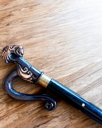 Laska spacerowa Smoczy Strażnik – możliwość personalizacji grawerem na prezent