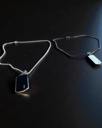 Naszyjnik męski Dog Tag „SteelVision” – stal nierdzewna, 15 wariantów, personalizacja grawerem