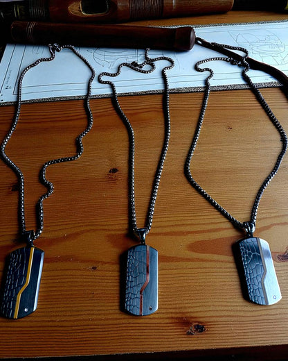 Colier Bărbătesc Eleganță și Forță - personalizare cu gravură pentru cadou