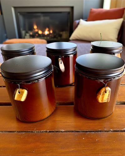 Lumânare intențională Puterea Tigrului – Încredere în sine și prosperitate, 250 ml, posibilitate de personalizare a capacului pentru cadou