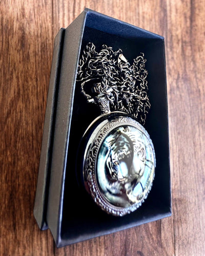 Kapesní hodinky "Tygrysia Elegancja" z nerezové oceli s možností gravírování jako dárek