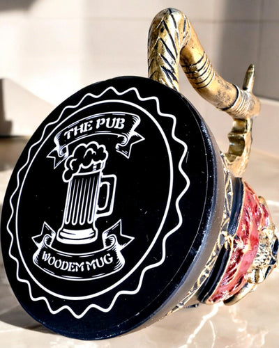 Karnawałový korbel Válečníka - 600 ml, 16 cm výška, možnost personalizace gravírováním jako dárek