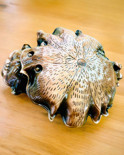 Елегантний металевий тримач для пахощів Лист Лотоса - 4 варіанти на вибір, можливість персоналізації гравіюванням на подарунок