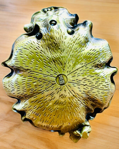 Елегантний металевий тримач для пахощів Лист Лотоса - 4 варіанти на вибір, можливість персоналізації гравіюванням на подарунок