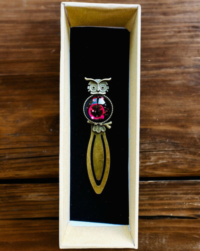 Закладка для книги "Сова з Констеляціями" - 12 варіантів на вибір, персоналізація гравіюванням