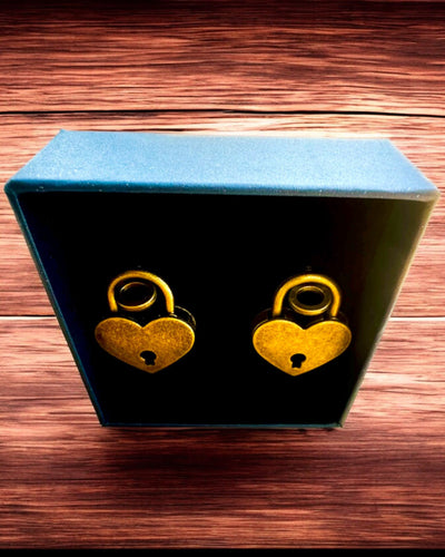Romantic Mini Heart Padlocks DeLuxe, Set of 2 padlocks with keys, 6 variants to choose from, option for personalized engraving as a gift