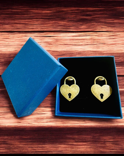 Romantic Mini Heart Padlocks DeLuxe, Set of 2 padlocks with keys, 6 variants to choose from, option for personalized engraving as a gift