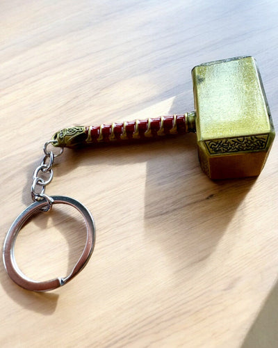 Viking Hammer - Keychain and Bottle Opener in One - Premium, Customizable with Engraving