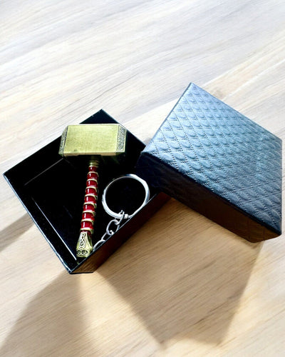 Viking Hammer - Keychain and Bottle Opener in One - Premium, Customizable with Engraving