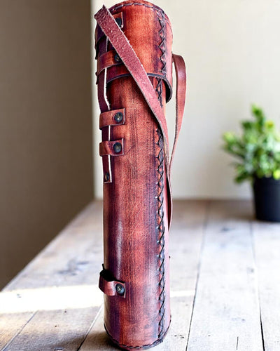 Lunetă Regală „Voyager 1818” – Exclusivă, din alamă, 83 cm, lucrată manual, cu husă din piele naturală – Ediție de colecție, personalizabilă cu gravură pentru cadou