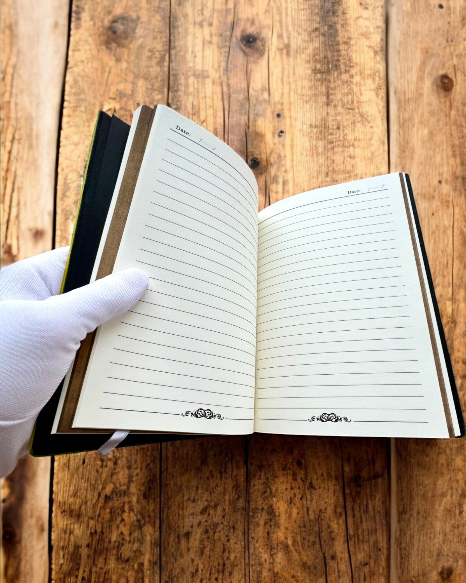 Leśny Jeleń – Caiet cu Motiv de Cerb, A5 - personalizare cu gravură pentru cadou