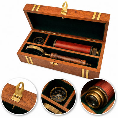 Set cadou retro exclusivist cu gravură