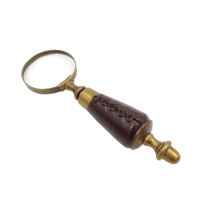 Set de birou cu lupă și cuțit pentru hârtie MIS-0742, cu posibilitate de personalizare prin gravură, finisaj elegant din piele, ideal pentru cadou, dimensiuni: 18 x 7.5 x 3.5 cm (lupă), 18 x 3.5 x 3.5 cm (cuțit)