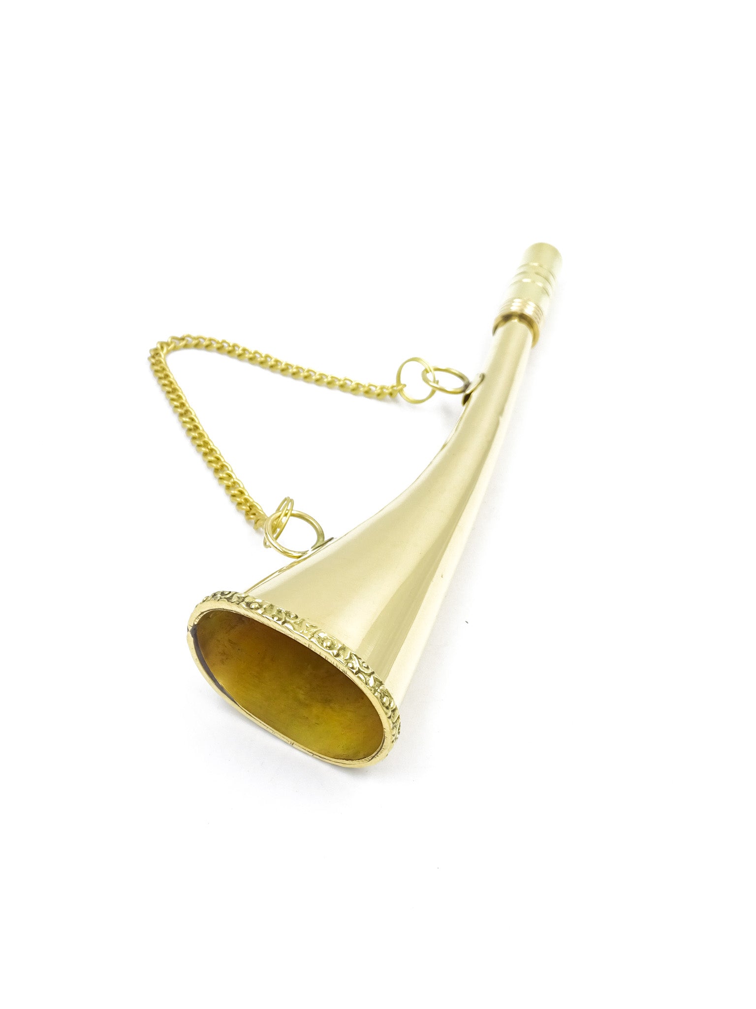 Brass Signal Whistle with Chain MIKB10/8