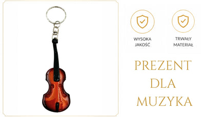 Přívěsek na klíče housle - ECK-0887