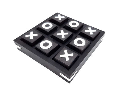 Drewniana gra w kółko i krzyżyk 13 x 13 cm z możliwością personalizacji grawerem