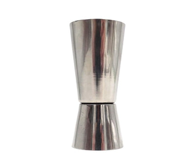 Steel Bartender Set 3 pieces with customizable engraving - Shaker 750 ml, Jigger 15/30 ml, Strainer - elegant gift for cocktail lovers, stainless steel, silver color