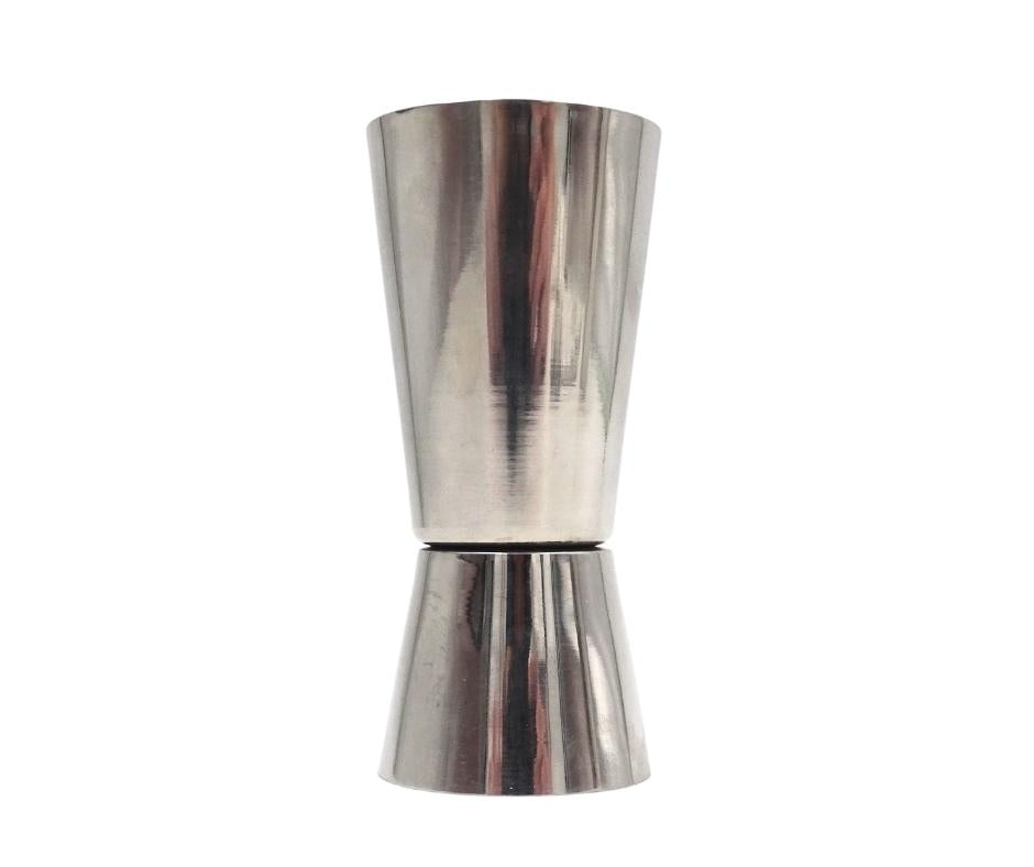 Steel Bartender Set 3 pieces with customizable engraving - Shaker 750 ml, Jigger 15/30 ml, Strainer - elegant gift for cocktail lovers, stainless steel, silver color