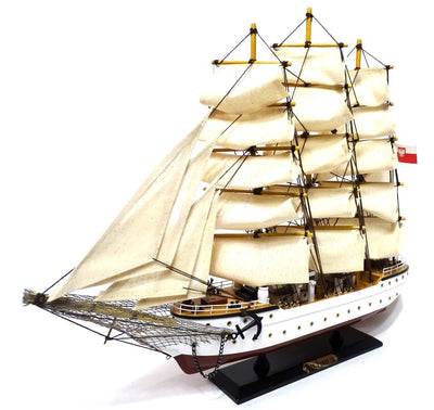 Model żaglowca Dar Pomorza 50cm z możliwością personalizacji grawerem