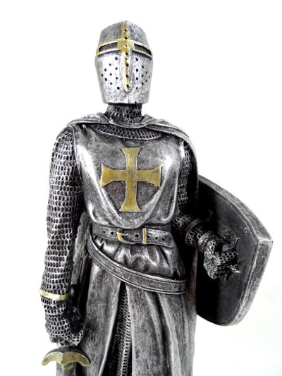 Figurka křižáckého rytíře 30 cm s gravírováním