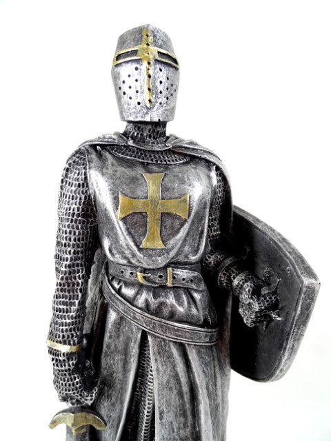 Figurka křižáckého rytíře 30 cm s gravírováním