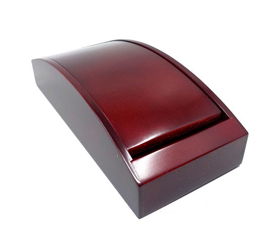 Drewniane pudełko personalizowane 21 x 9 x 5,5 cm w kolorze wiśniowym