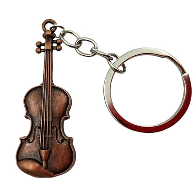 Muzyczny Brelok Metalowy Skrzypce MKT-0145
