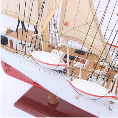 Ekskluzywny model żaglowca Dar Pomorza 82 cm z możliwością personalizacji grawerem