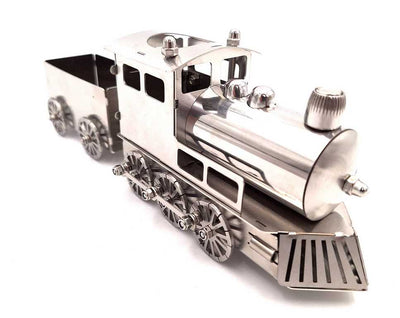 Model argintiu de tren cu posibilitatea personalizării prin gravură