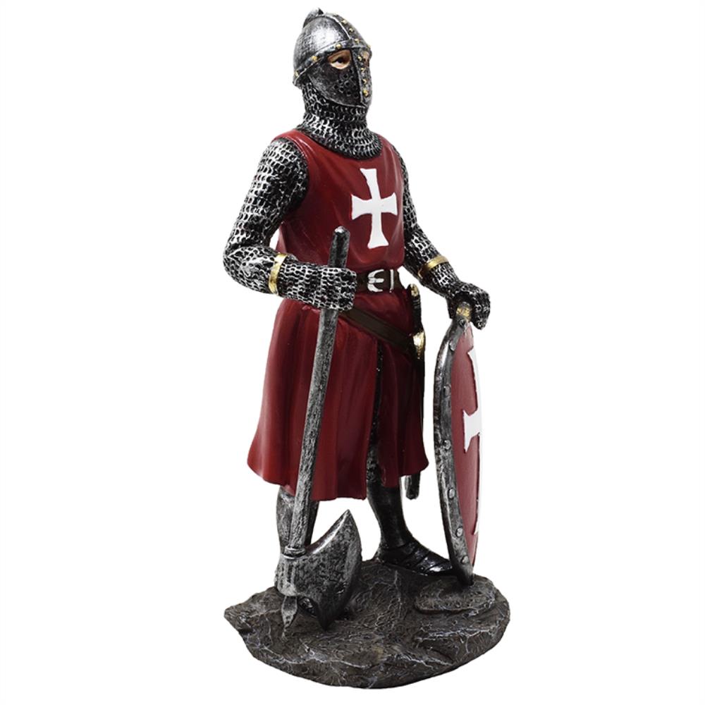 Figurka křižáckého rytíře 18,5 cm z polyresinu s možností personalizace gravírováním