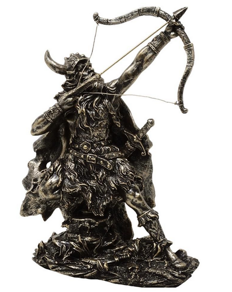 Figurka dekoracyjna Wiking MC-23142 z możliwością personalizacji grawerem, wysokość 19,5 cm, polyresin, idealny na prezent