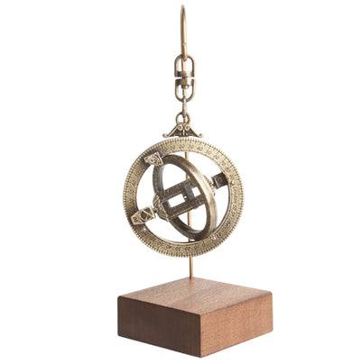 Miniaturowy zegar słoneczny H89 z pierścieniami astronomicznymi