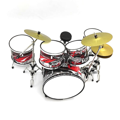 Mini perkusja kolekcjonerska MDR-0312 z możliwością personalizacji grawerem, metalowo-plastikowa, wysokość 15cm, idealny prezent dla fana muzyki