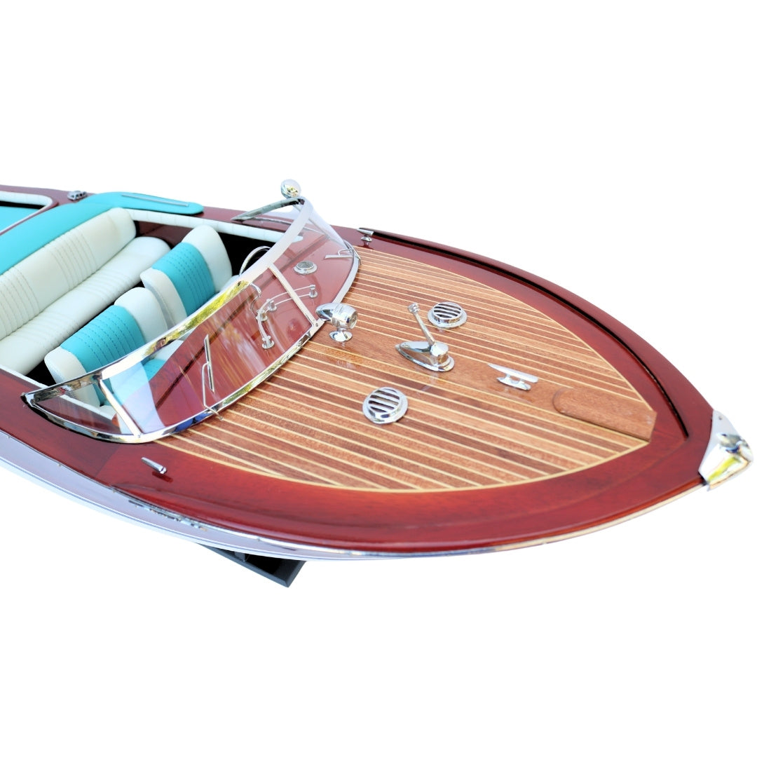 Ekskluzywny model motorówki Riva Aquarama 87cm z możliwością personalizacji grawerem