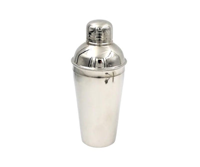 Steel Bartender Set 3 pieces with customizable engraving - Shaker 750 ml, Jigger 15/30 ml, Strainer - elegant gift for cocktail lovers, stainless steel, silver color