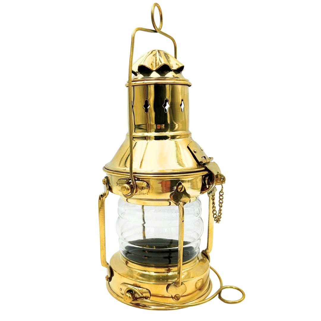 Mosiężna Lampa Naftowa Retro SL10 z Możliwością Personalizacji Grawerem
