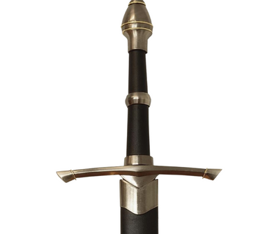 105 cm Steel Knight’s Sword in Scabbard – Elegant Stainless Steel Replica with Engraving Option