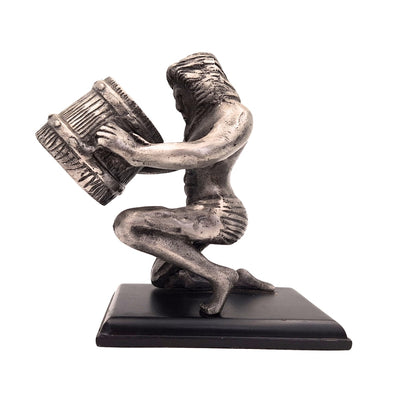 Figurka dekoracyjna Wodnik AQU z aluminium, personalizowany grawer, idealny na prezent, wysokość 18 cm, styl klasyczny i art déco