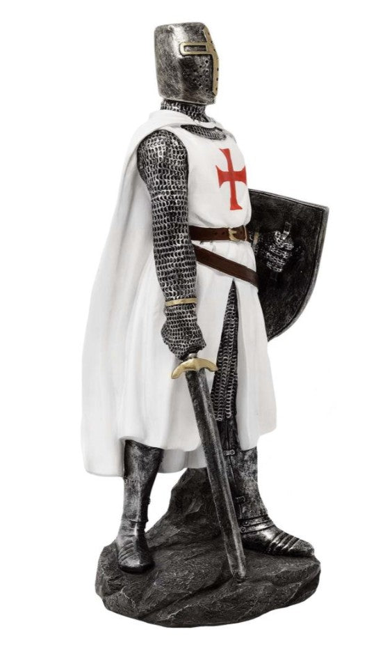 Rycerz Templariusz – Figurka dekoracyjna 30 cm z możliwością personalizacji grawerem