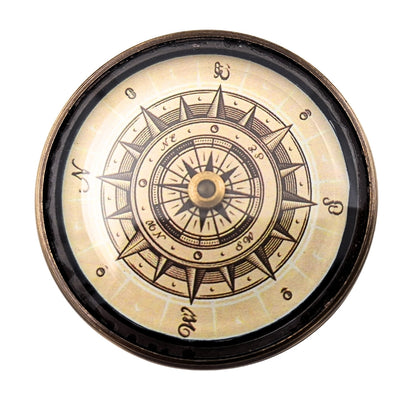 Brass Compass with Floating Dial NC1609